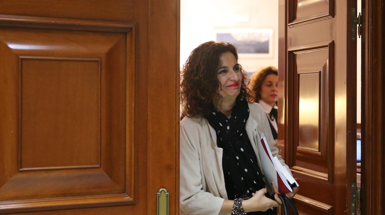 La ministra de Hacienda y anterior consejera en la Junta de Andalucía, María Jesús Montero