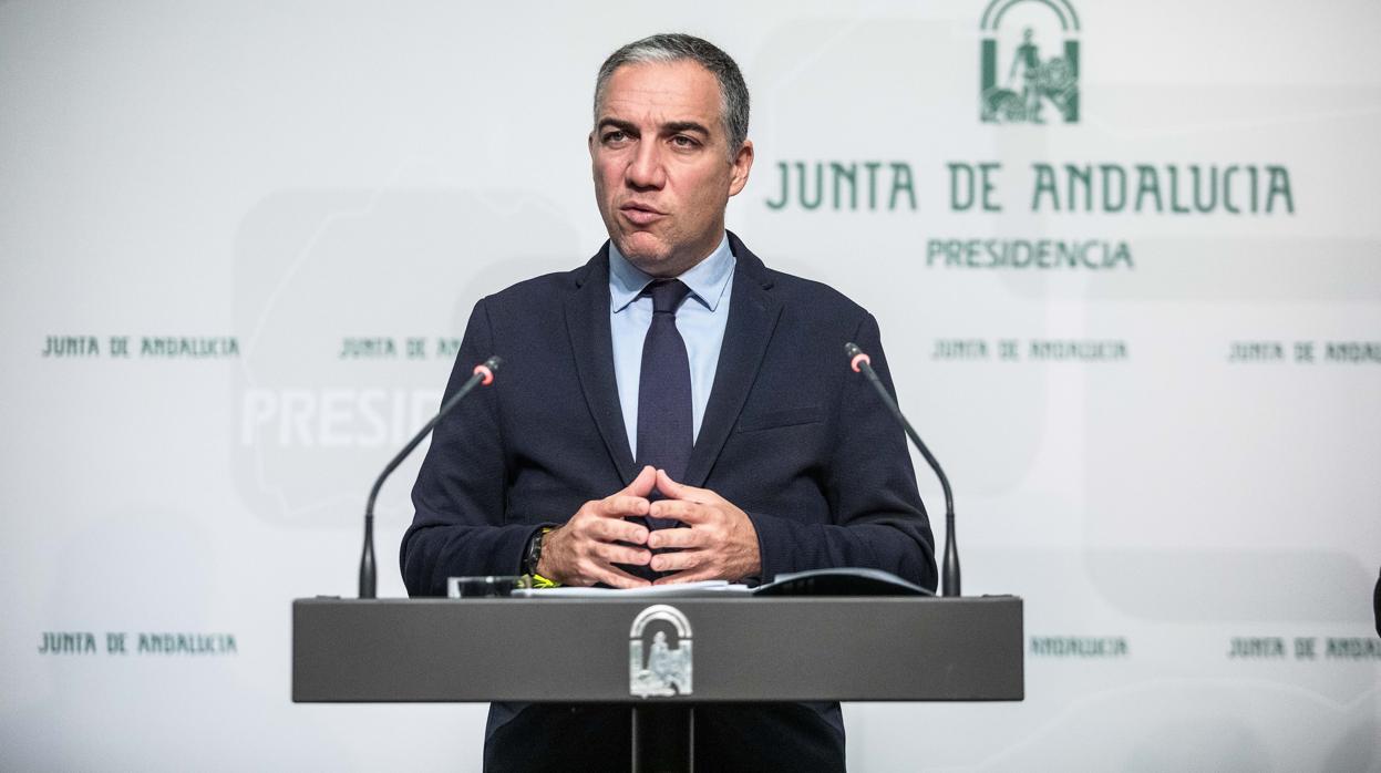 El consejero de la Presidencia, Elías Bendodo