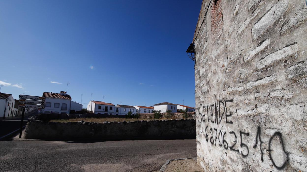 Una casa en venta en el municipio de Conquista, que se ha quedado sin oficinas bancarias