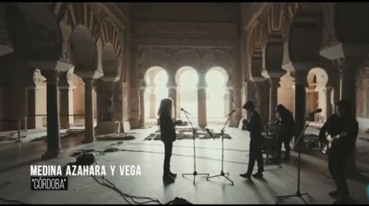 Medina Azahara y Vega en el Salón Rico de la ciudad palatina