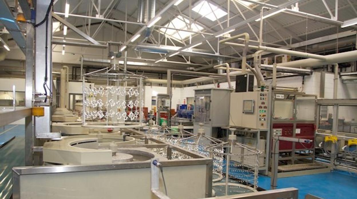 Imagen de una fábrica de Tous
