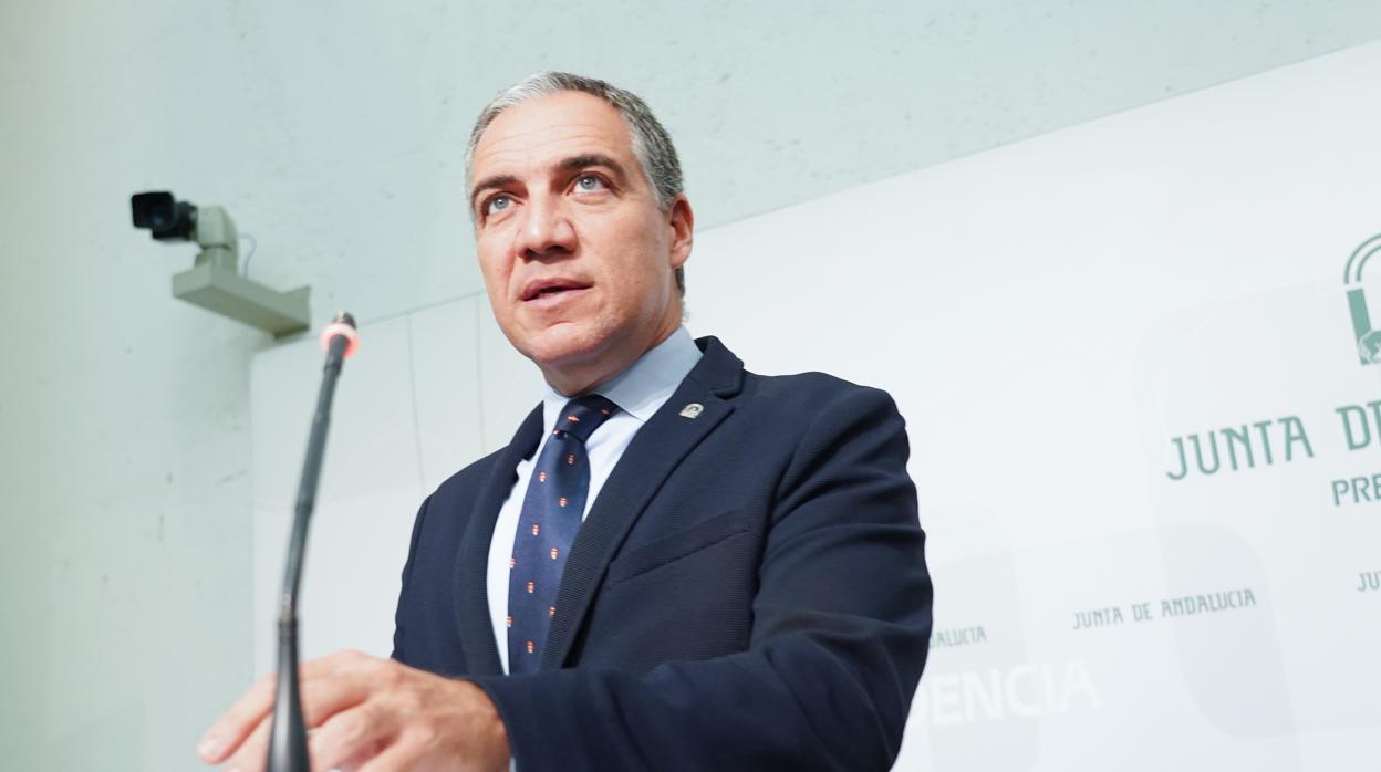 El consejero de la Presidencia, Elías Bendodo