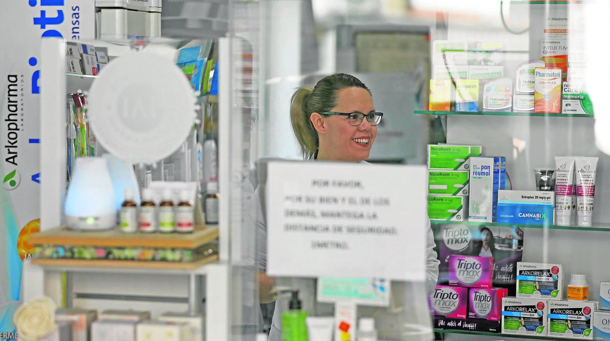 Una farmacia de Córdoba durante la crisis del coronavirus
