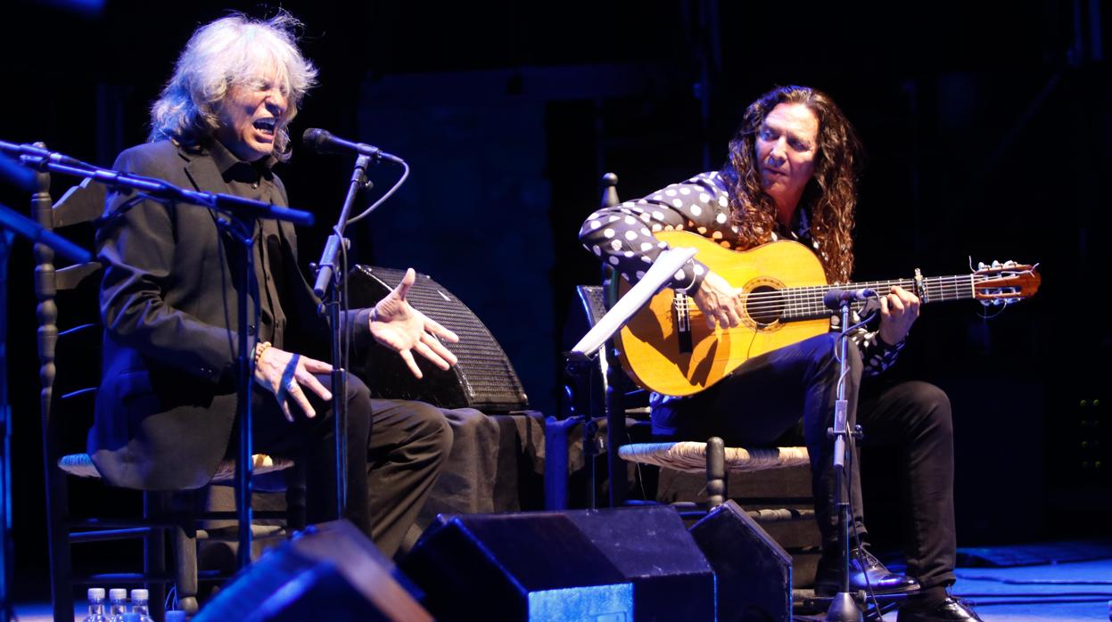 Actuación de José Mercé y Tomatito en el Festival de la Guitarra de Córdoba en 2019