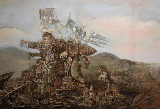 Cuadro de Ginés Liébana que se puede ver en la exposición en Córdoba