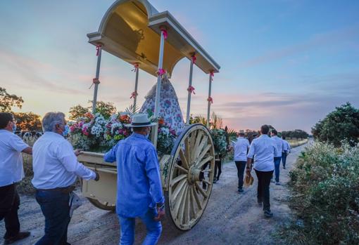 Traslado de la Virgen de Luna en Pozoblanco