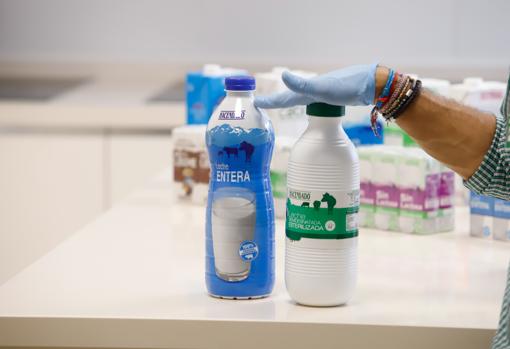 Antes y después de la leche Hacendado