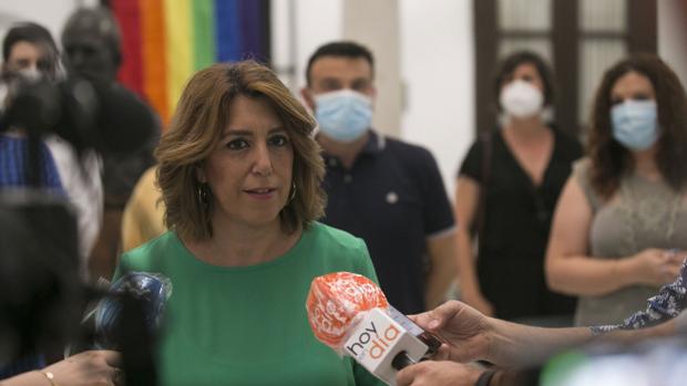 Susana Díaz pide que Educación baje la ratio de los colegios de Andalucía por el coronavirus