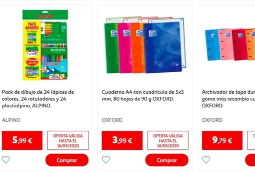 Vuelta al cole: dónde comprar el material escolar, ofertas y descuentos