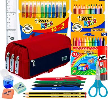 Kit de material escolar para la vuelta al cole