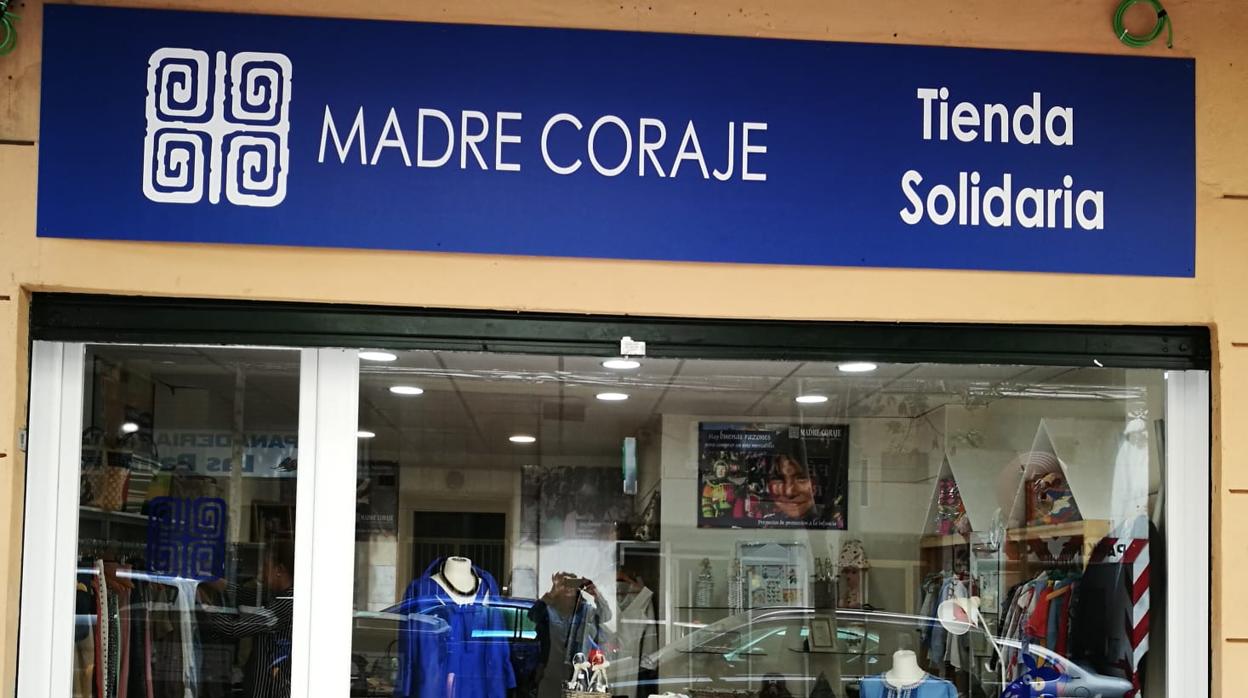 Una de las tiendas solidarias de la Asociación en Málaga