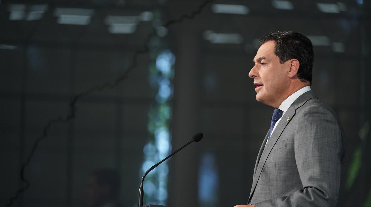 Juanma Moreno, al término de la Conferencia de Presidentes autonómicos del pasado lunes