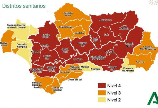 Así es el BOJA que establece los niveles de alerta sanitaria y las nuevas medidas por el coronavirus en Andalucía