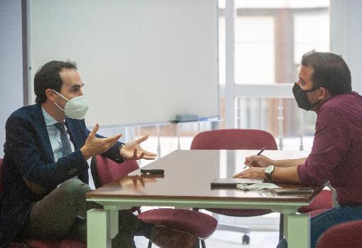 Ruiz, durante la entrevista con ABC