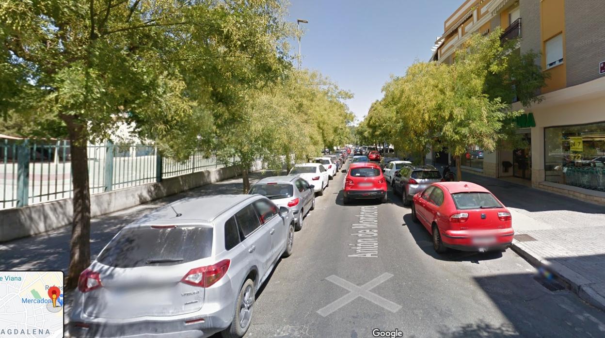 Calle Antón de Montoro, entre San Lorenzo y la avenida de Barcelona