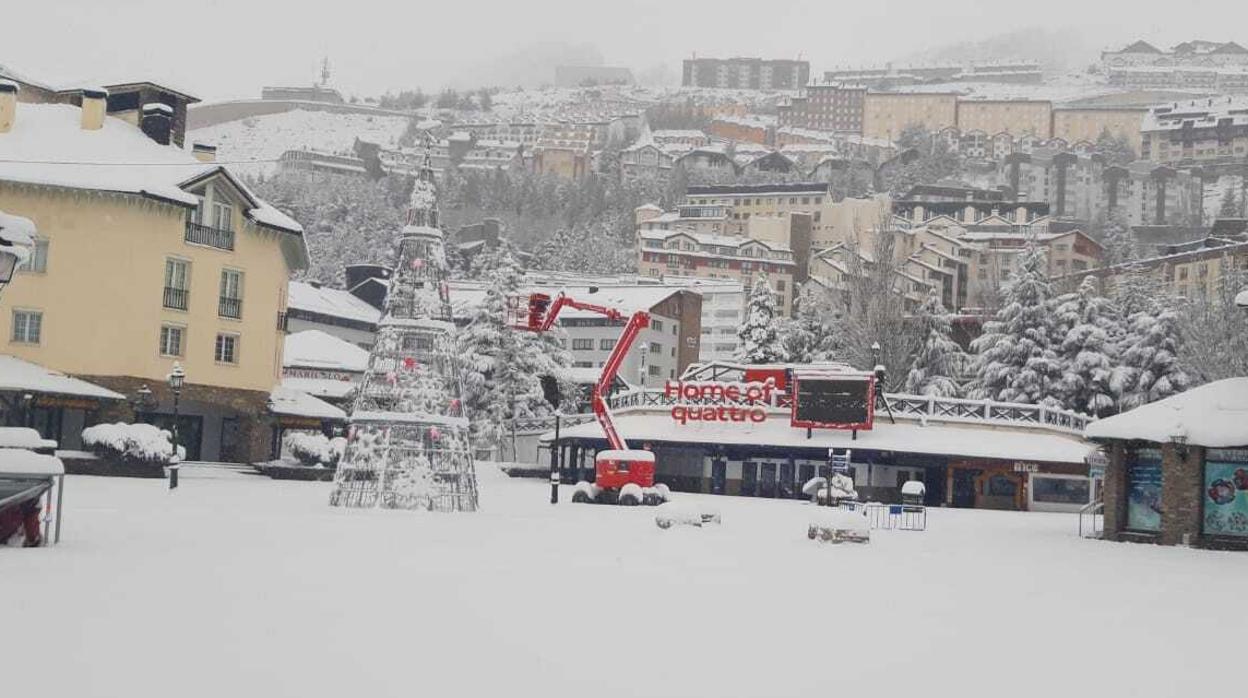 Estación de esquí en Sierra Nevada