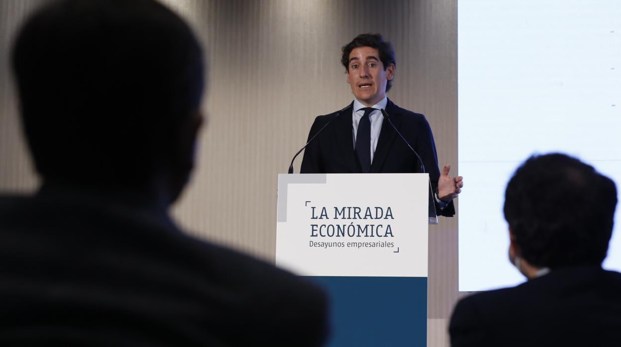 El CEO de Silbon se dirige hoy a los asistents a la Mirada Económica, organizada por ABC Córdoba