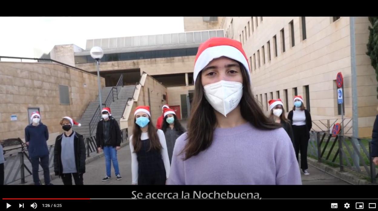 Captura de pantalla del vídeo de Alberto de Paz