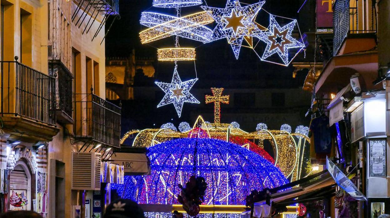 Iluminación de Navidad en las calles de Sevilla