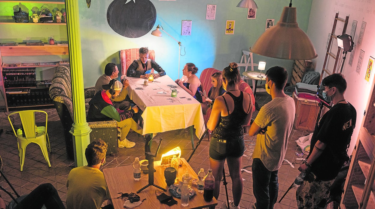 Rodaje del videoclip del rapera Blake