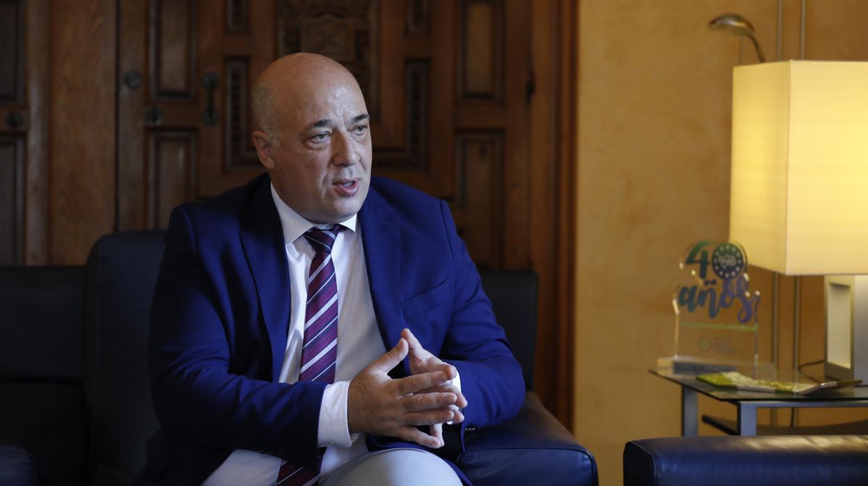 El secretario general del PSOE y presidente de la Diputación de Córdoba, Antonio Ruiz