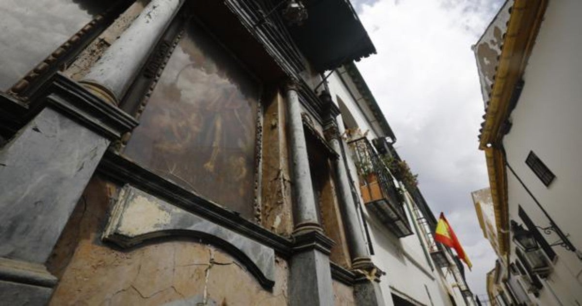 Altar de San Rafael situado en la calle Lineros de Córdoba
