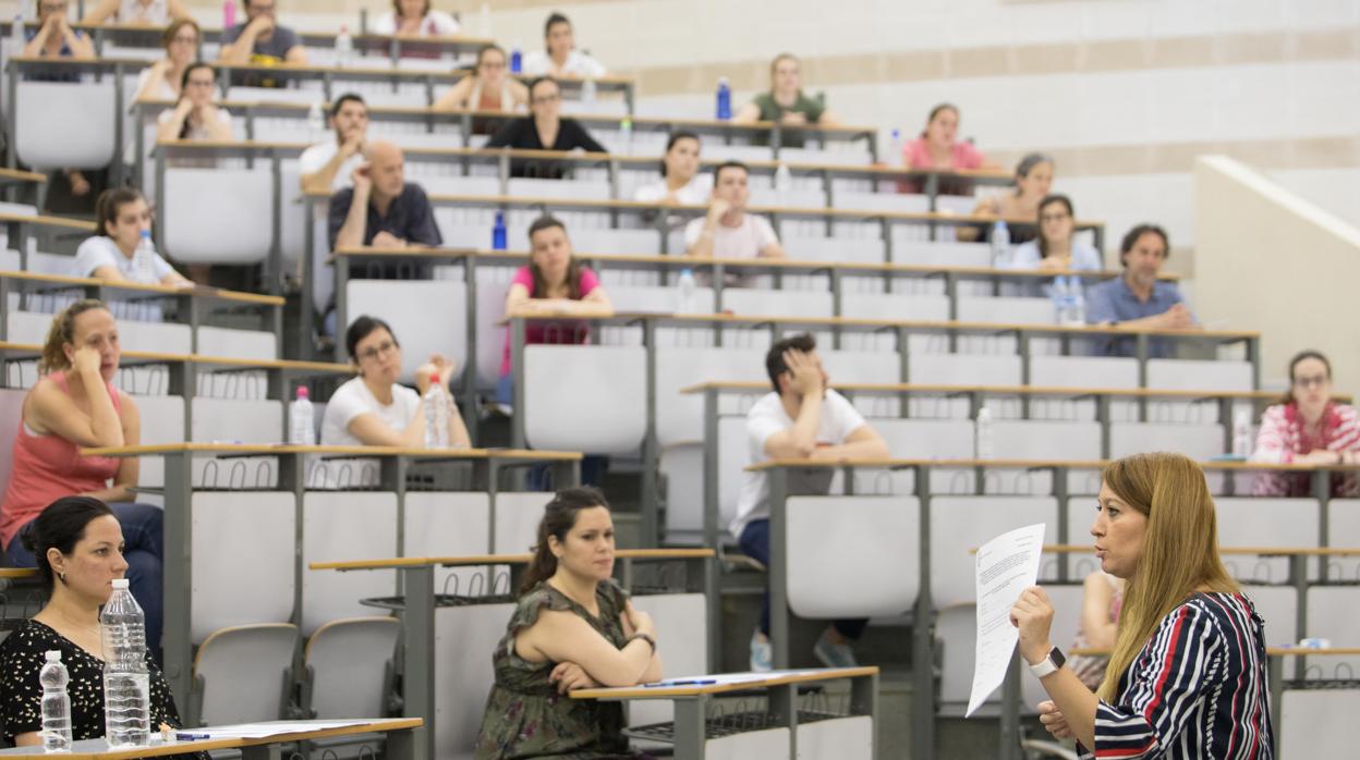 Exámenes en el campus de Rabanales de la Universidad de Córdoba