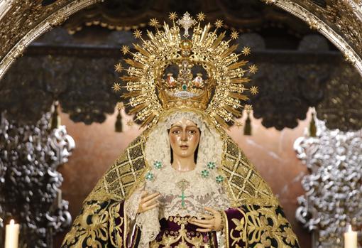 La Virgen Esperanza Macarena de Sevilla, en marzo de 2019