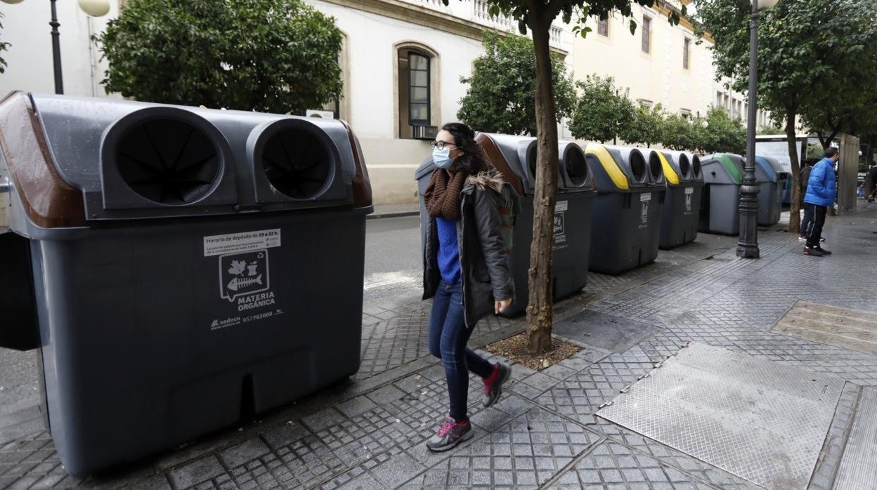 Los cuatro contenedores de la recogida selectiva existentes en Córdoba