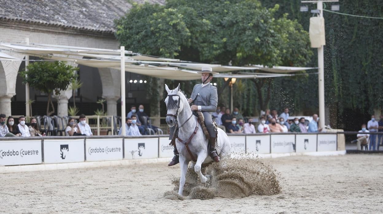 Imagen de una de las competiciones en la última edición de Cabalcor, desarrollada en Caballerizas Reales