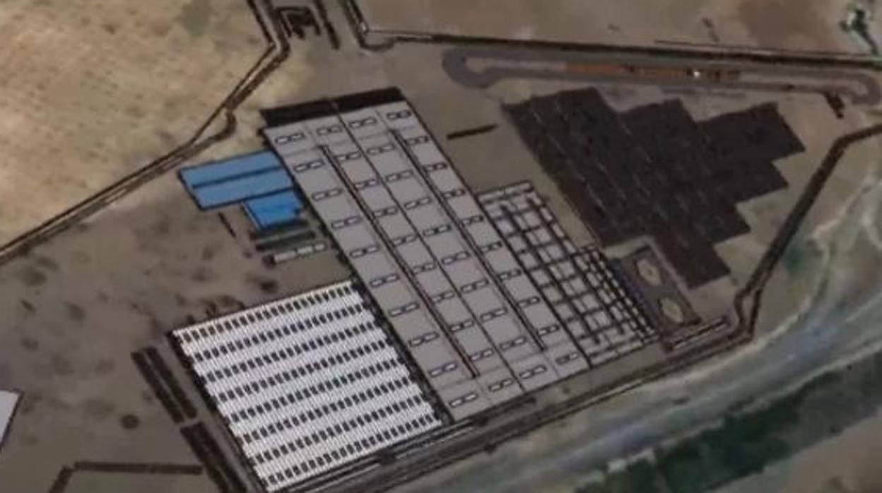 Infografía de la futura base logística del Ejército de Tierra