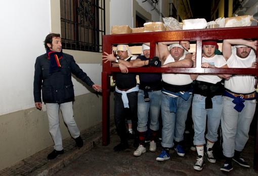 Luis Miguel Carrión 'Curro', durante un ensayo