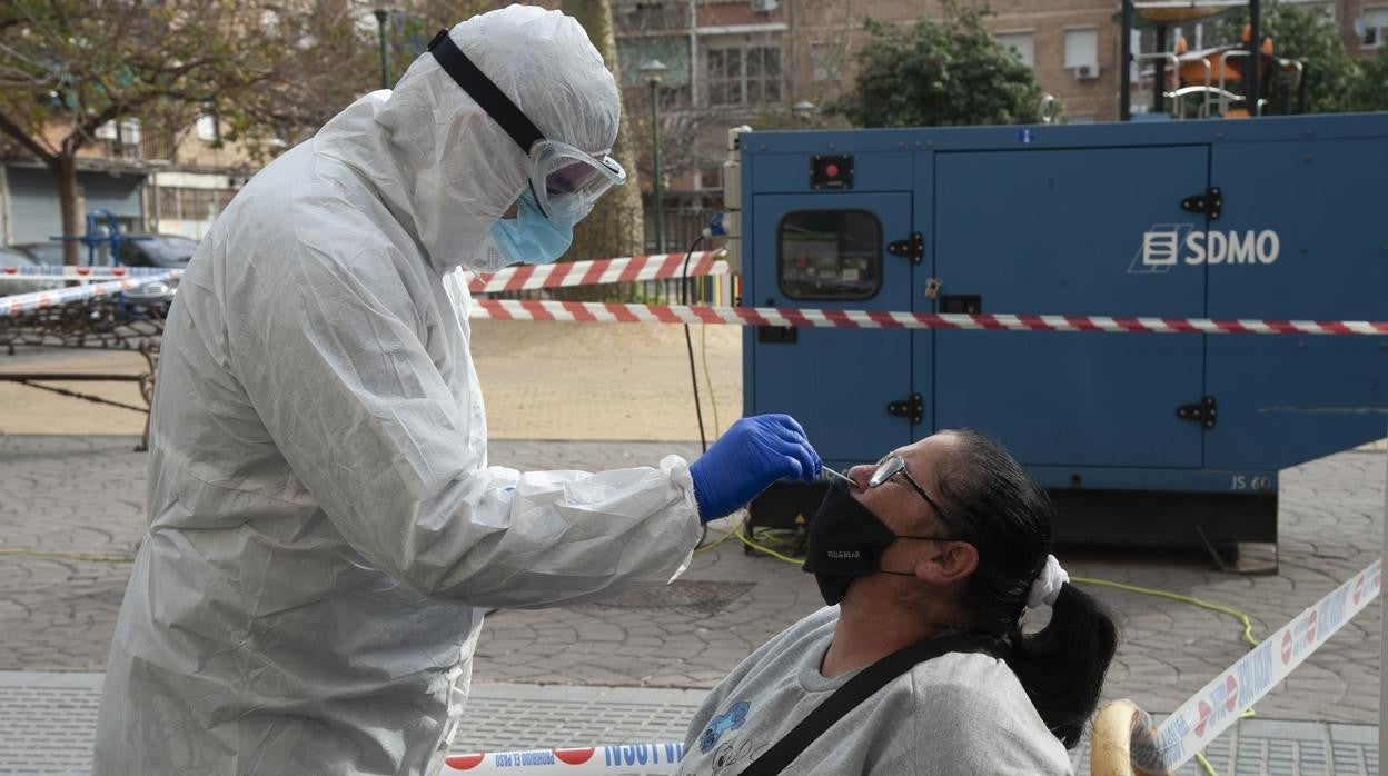 Cribado masivo en Málaga capital