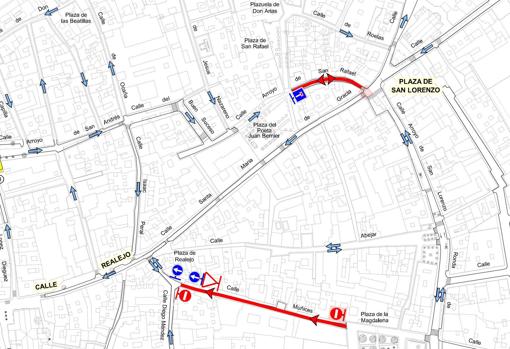 El Realejo tendrá cinco diseños de tráfico durante las obras que acometerá el Ayuntamiento de Córdoba