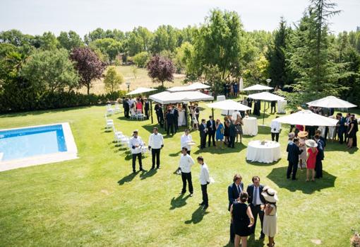 Fiesta en la finca El Capricho, que gestiona Rafael San Miguel