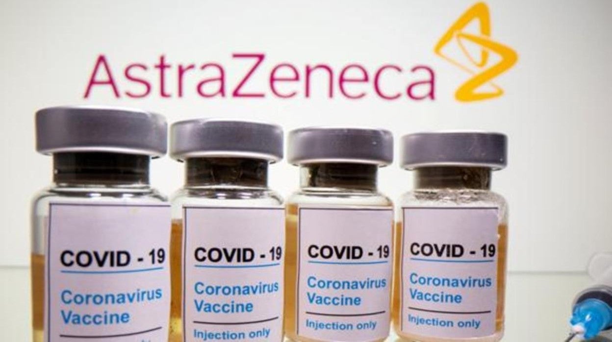 Viales con la vacuna de AstraZeneca