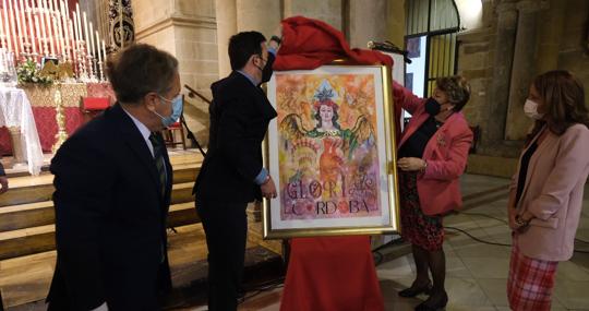 José Tomás Pérez Indiano y Olga Caballero descubren el cartel