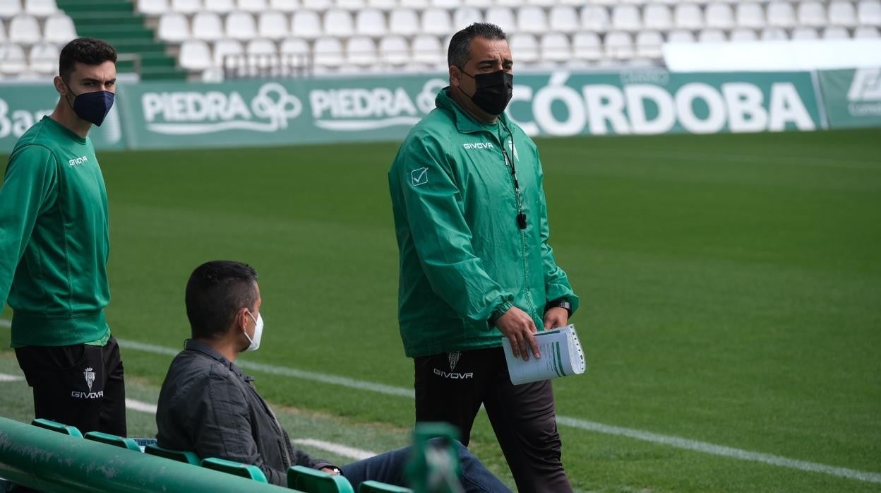 El entrenador del Córdoba CF, Germán Crespo
