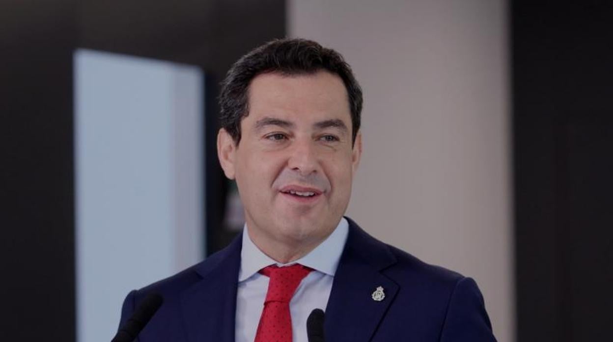 El presidente andaluz, Juanma Moreno