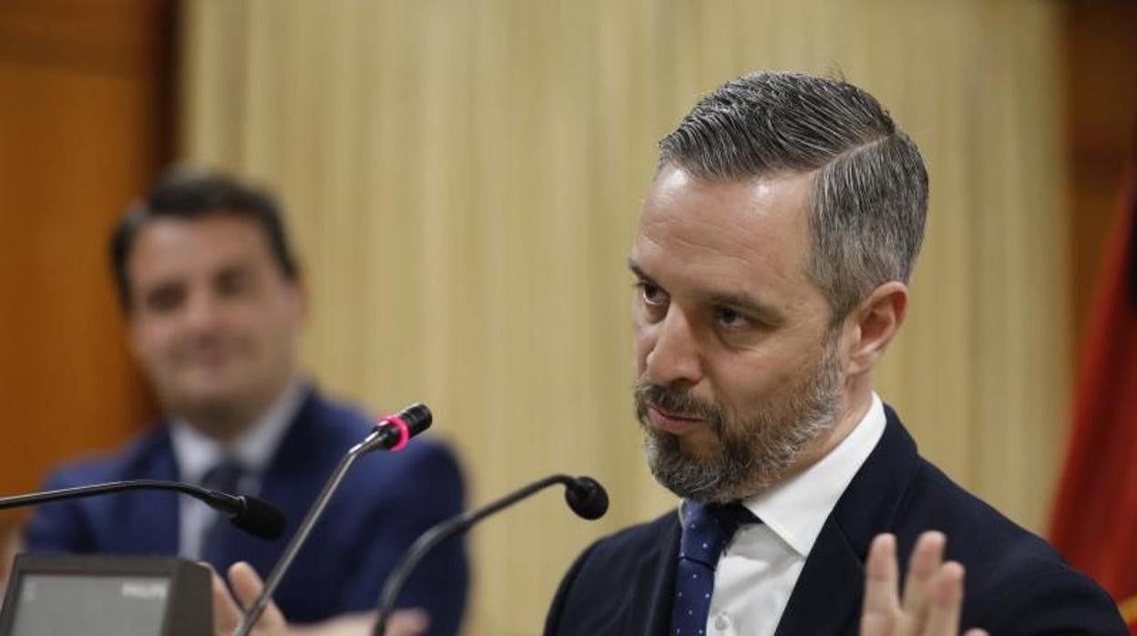 El consejero de Hacienda, Juan Bravo, en Córdoba