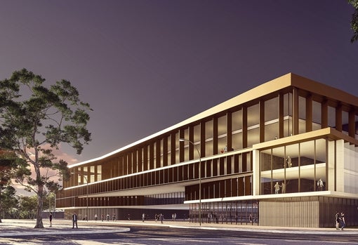 El edificio de la universidad tendría cuatro plantas sobre rasante y dos subterráneas
