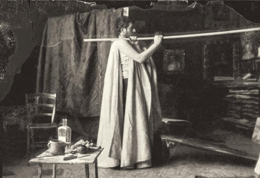 Mariano Fortuny Madrazo en el Palacio Martinengo. Ensayo teatral