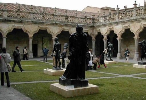 Escultura de la exposición de Rodin en 2002 en Salamanca con motivo de la capitalidad cultural