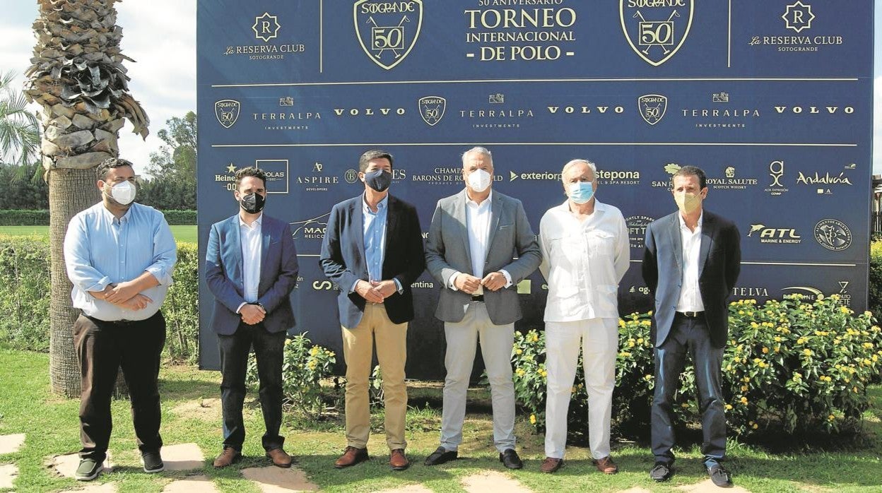 Presentación ayer del torneo en las instalaciones del club de polo