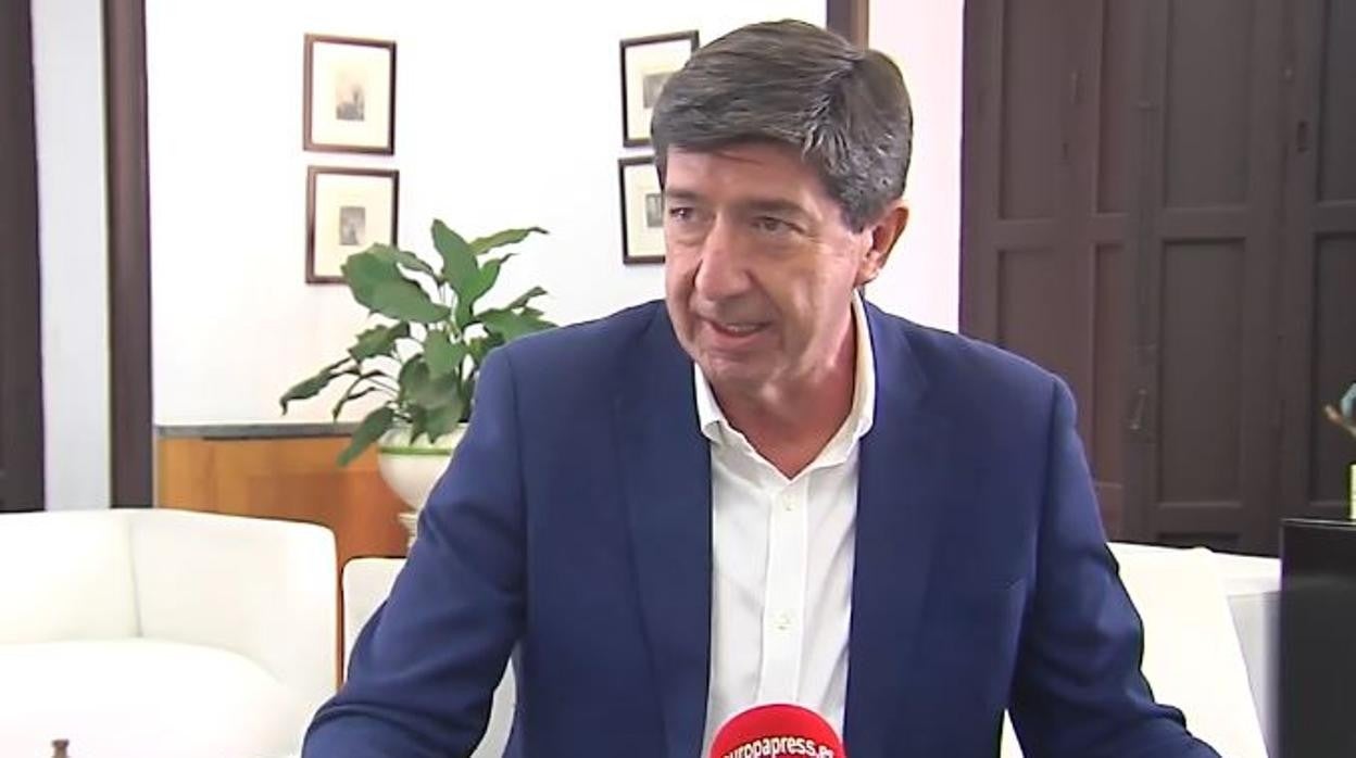 Juan Marín, vicepresidente de la Junta de Andalucía y coordinador de Cs en la la región