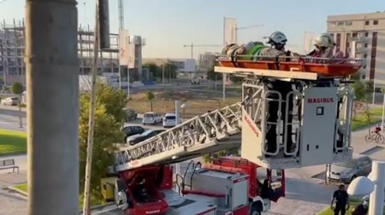 Imagen tomada por los Bomberos de Córdoba