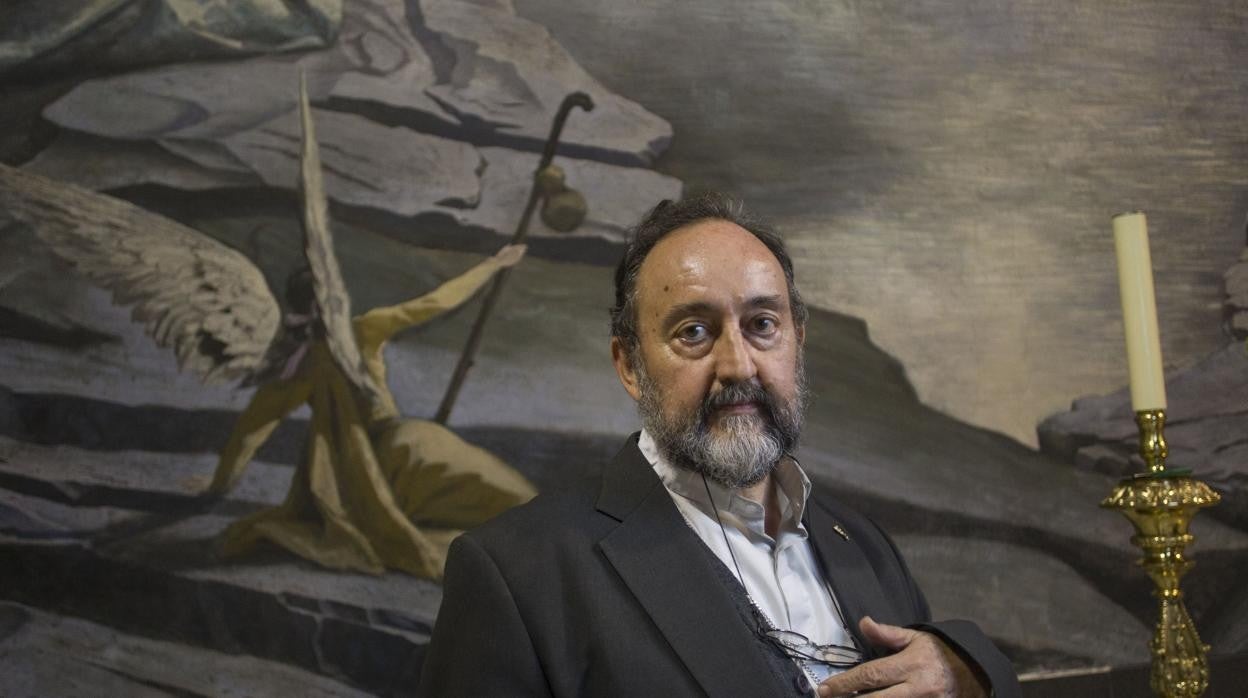 Monseñor Aguirre, en una entrevista