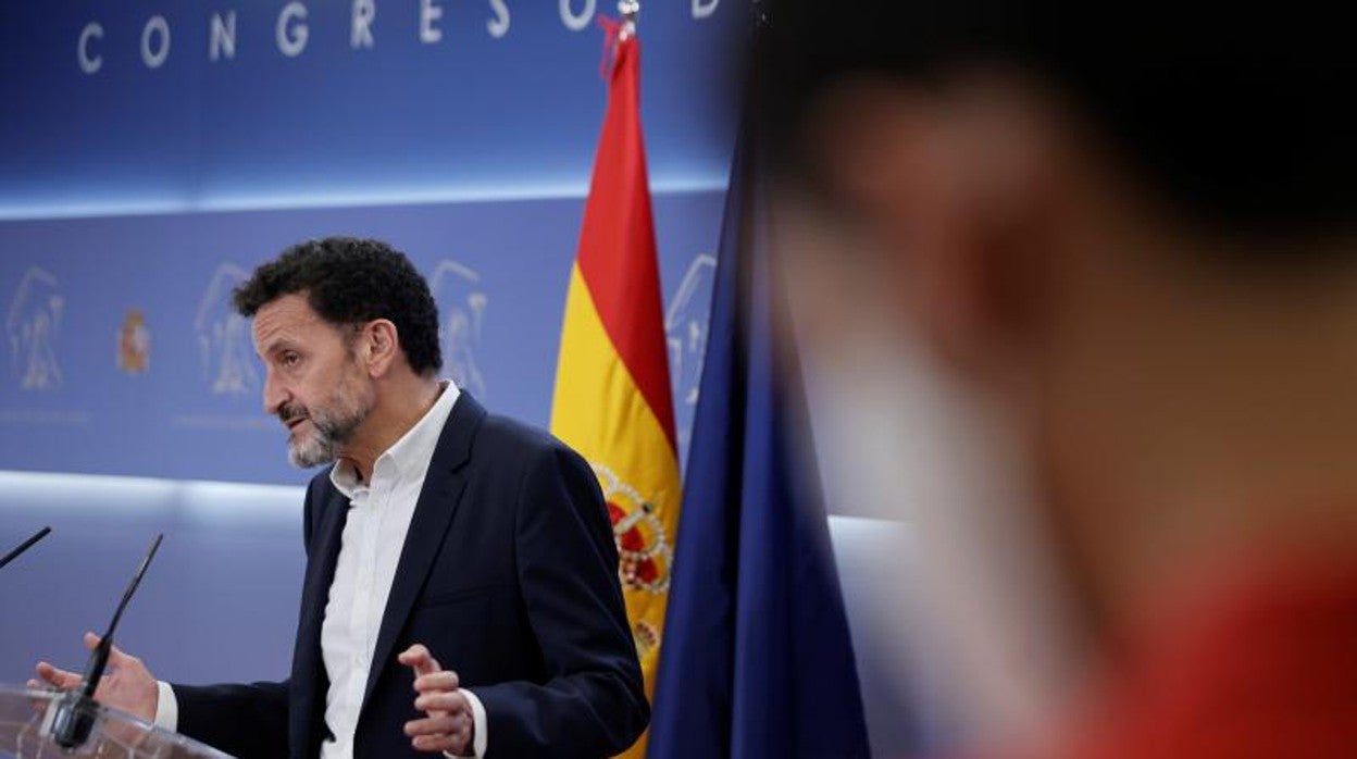 Edmundo Bal este jueves en el Congreso de los Diputados