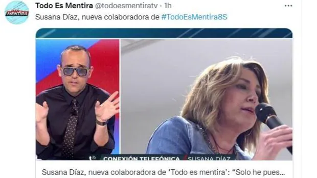 El pluriempleo de Susana Díaz: diputada autonómica, senadora y tertuliana en dos programas de televisión