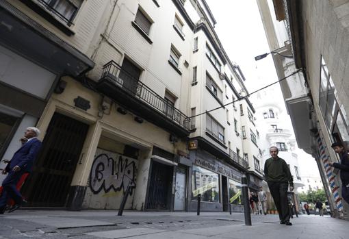 Lugar en que irá el futuro hotel de la calle Duque de Hornachuelos